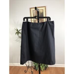 J.Crew Women's Skirts Black Size 12 Fully Lined Mini Pinstriped Retro Y2K Preppy